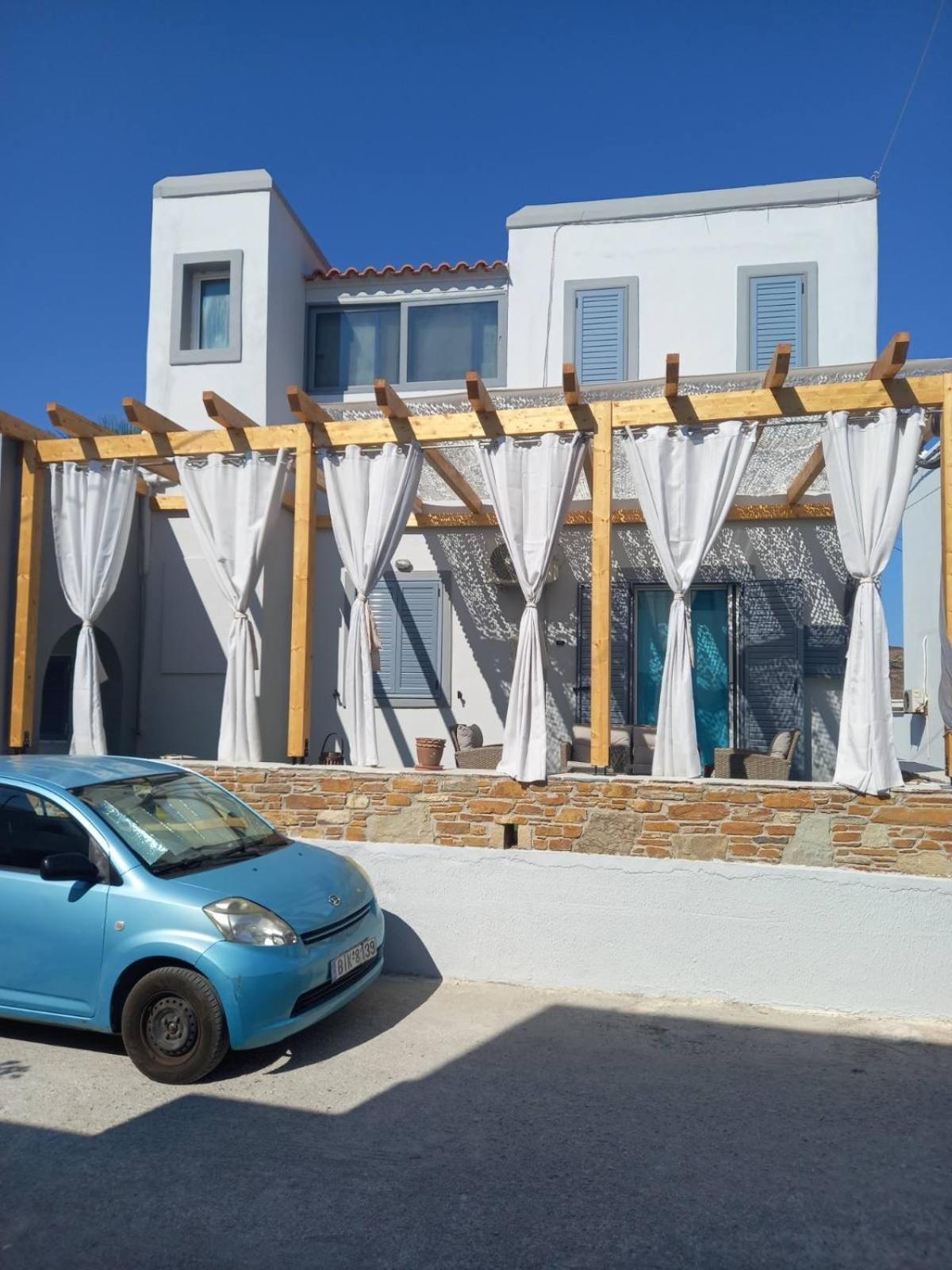 Κυκλαδίτικη Βίλα Στην Παραλία Αντώνηδες, Κύθνου Kíthnos Exterior photo